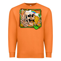Carrot st patricks day peace skull Premium Sweatshirt - Jasminsmagicworld