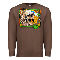 Chestnut st patricks day peace skull Premium Sweatshirt - Jasminsmagicworld