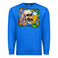 True Royal st patricks day peace skull Premium Sweatshirt - Jasminsmagicworld