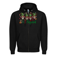 Black Elf squad skulls Zipper Hoodie - FaDigitalArtStudio