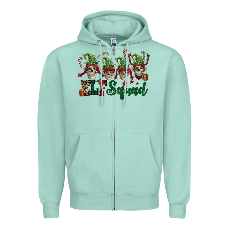 Elf Squad Skulls Zipper Hoodie by FaDigitalArtStudio | Teevron