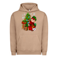 Pigment Burro Santa's Elf Christmas Urban Hoodie - BundleAndBundleShop
