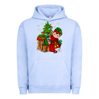 Pigment Grape Ice Santa's Elf Christmas Urban Hoodie - BundleAndBundleShop