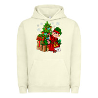 Pigment Pistachio Santa's Elf Christmas Urban Hoodie - BundleAndBundleShop