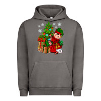 Pigment Tornado Santa's Elf Christmas Urban Hoodie - BundleAndBundleShop