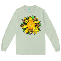 Matcha lemon sunflower Long Sleeve Tee - Zillion Design Studio