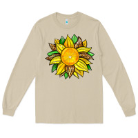 Mushroom lemon sunflower Long Sleeve Tee - Zillion Design Studio