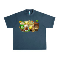 Midnight Navy beer coffee cups Urban Heavy Tee - Zillion Design Studio