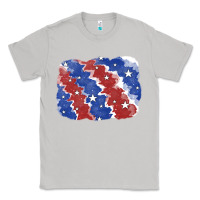 Moon Dust Patriotic tie dye background Classic Tee - CowGirlArtShop