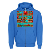 True Royal teacher life seamless pattern Zipper Hoodie - HRA Design Shop