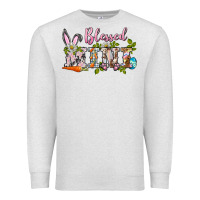 Oatmeal Heather blessed mini easter Premium Sweatshirt - BarkalooDesign