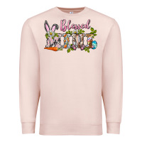 Pale Pink blessed mini easter Premium Sweatshirt - BarkalooDesign