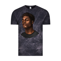 Cloud Black afro man Vintage Tee - texasbilliewilder