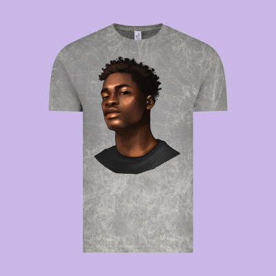 Afro Man Vintage Tee Designed By Texasbilliewilder