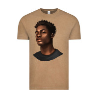 Vintage Coffee afro man Vintage Tee - texasbilliewilder