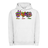 Peace Love Autism Urban Hoodie | Teevron