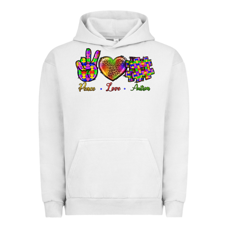 Peace Love Autism Urban Hoodie by BundleAndBundleShop | Teevron