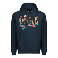 Navy love nurse Premium Hoodie - NancyCooperArtShop