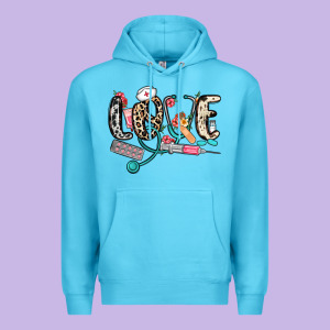 Love Nurse Premium Hoodie Designed By Nancycooperartshop