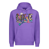 Purple love nurse Premium Hoodie - NancyCooperArtShop