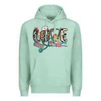 Seafoam love nurse Premium Hoodie - NancyCooperArtShop