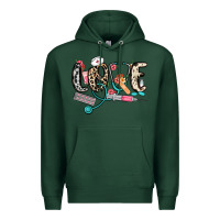 Sports Green love nurse Premium Hoodie - NancyCooperArtShop