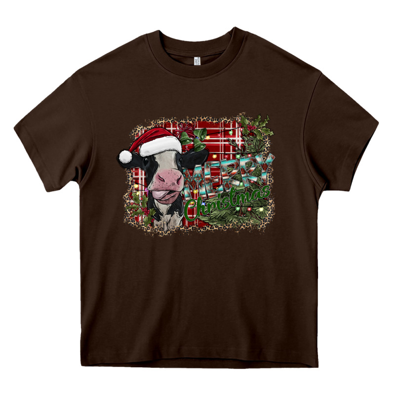 Merry Christmas Heavy Core Tee by SublimationCraftShop | Teevron