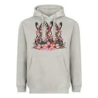 Moon Dust rabbits with blossom flower Heavyweight Hoodie - Artiststas