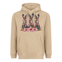 Mushroom rabbits with blossom flower Heavyweight Hoodie - Artiststas