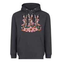Smoke rabbits with blossom flower Heavyweight Hoodie - Artiststas