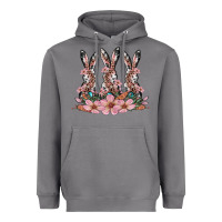 Storm rabbits with blossom flower Heavyweight Hoodie - Artiststas