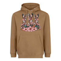Toasted Coconut rabbits with blossom flower Heavyweight Hoodie - Artiststas