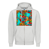 Dove Grey teacher apple seamless pattern Zipper Hoodie - HRA Design Shop