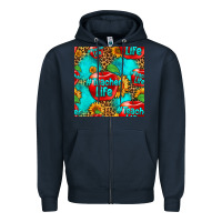 Navy teacher apple seamless pattern Zipper Hoodie - HRA Design Shop