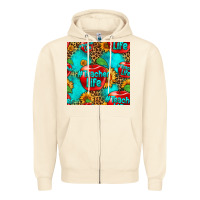 Teacher Apple Seamless Pattern Zipper Hoodie | Teevron