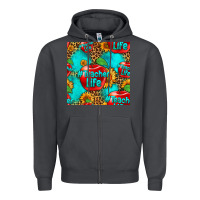 Smoke teacher apple seamless pattern Zipper Hoodie - HRA Design Shop