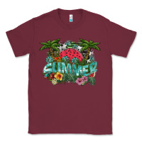 Burgundy summer Classic Tee - SublimationCraftShop