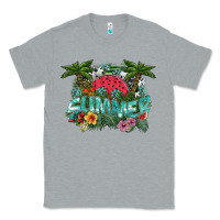 Heather Grey summer Classic Tee - SublimationCraftShop
