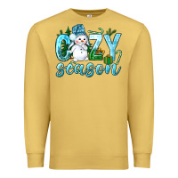 Antique Gold cozy season winter christmas Premium Sweatshirt - NancyCooperArtShop