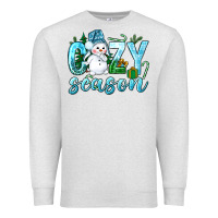 Oatmeal Heather cozy season winter christmas Premium Sweatshirt - NancyCooperArtShop