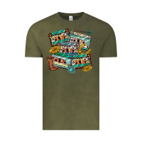 Vintage Olive 90s country casette tapes Vintage Tee - texasbilliewilder