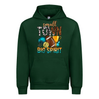 Forest Green Small Town Big Spirit Urban Hoodie - BundleAndBundleShop