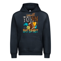 Navy Small Town Big Spirit Urban Hoodie - BundleAndBundleShop