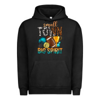 Pigment Black Small Town Big Spirit Urban Hoodie - BundleAndBundleShop