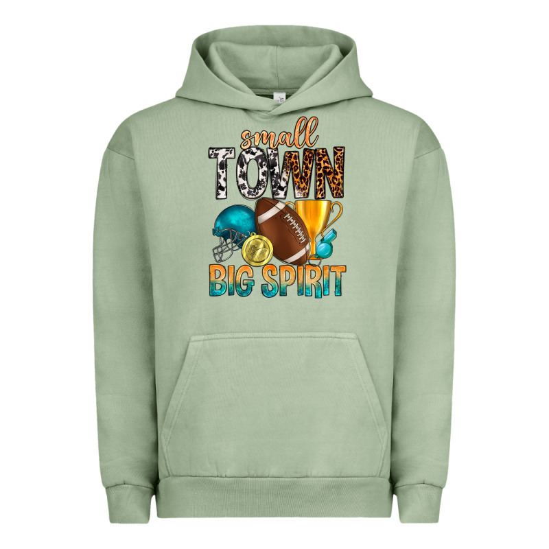 Small Town Big Spirit Urban Hoodie by BundleAndBundleShop | Teevron