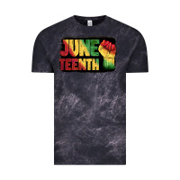 Cloud Black juneteenth Vintage Tee - BarkalooDesign