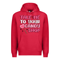 Cardinal take me to your candy shop Premium Hoodie - MaliasSmallBusiness