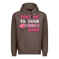Coffee take me to your candy shop Premium Hoodie - MaliasSmallBusiness