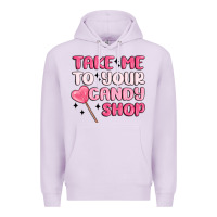 Lilac take me to your candy shop Premium Hoodie - MaliasSmallBusiness