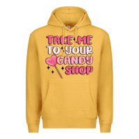 Mustard take me to your candy shop Premium Hoodie - MaliasSmallBusiness